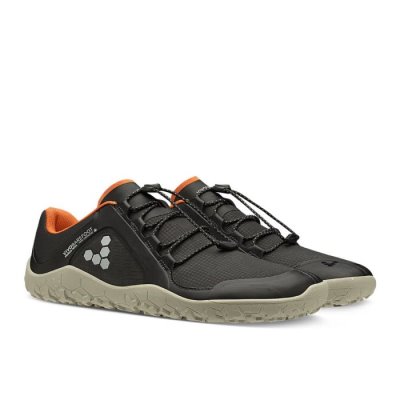 Vivobarefoot Primus Trail WX Firm Ground - Hardloopschoenen Zwart Heren - DAP342978